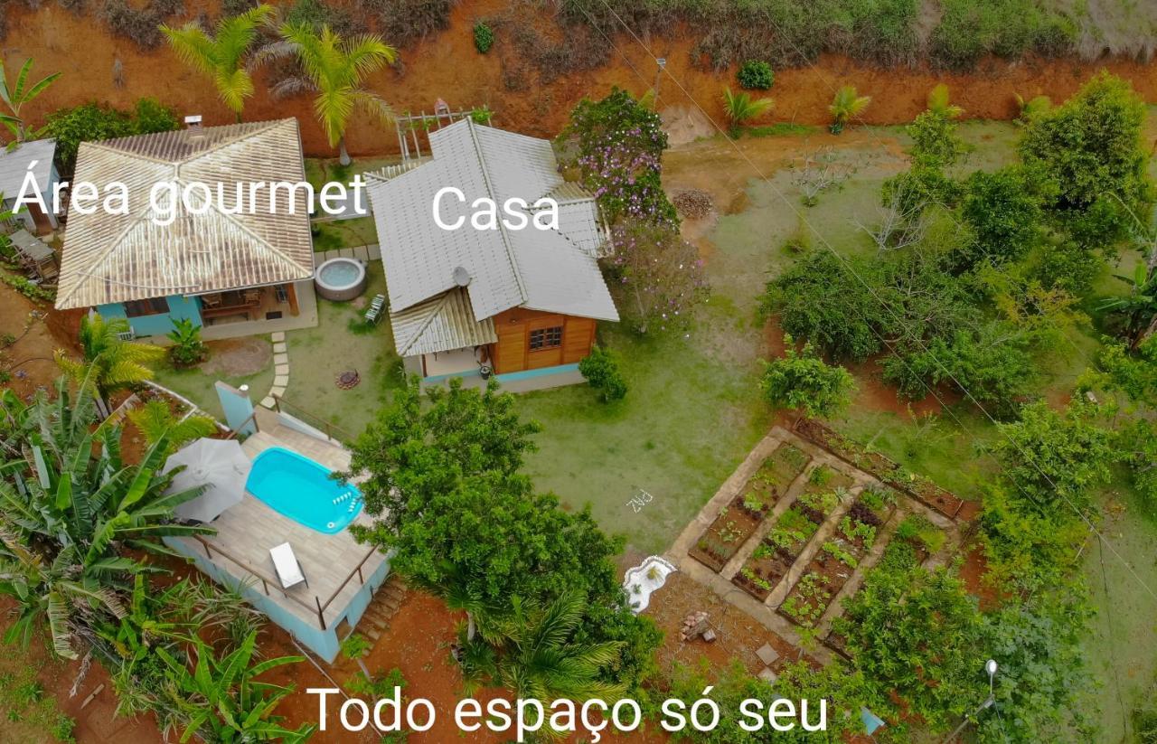 Chale Vista Da Mata Dm, 5Km Centro Domingos Martins, Wi Fi, Fibra Optica, Spa Aquecido, Split, Privacidade, Aceita Pets Kültér fotó